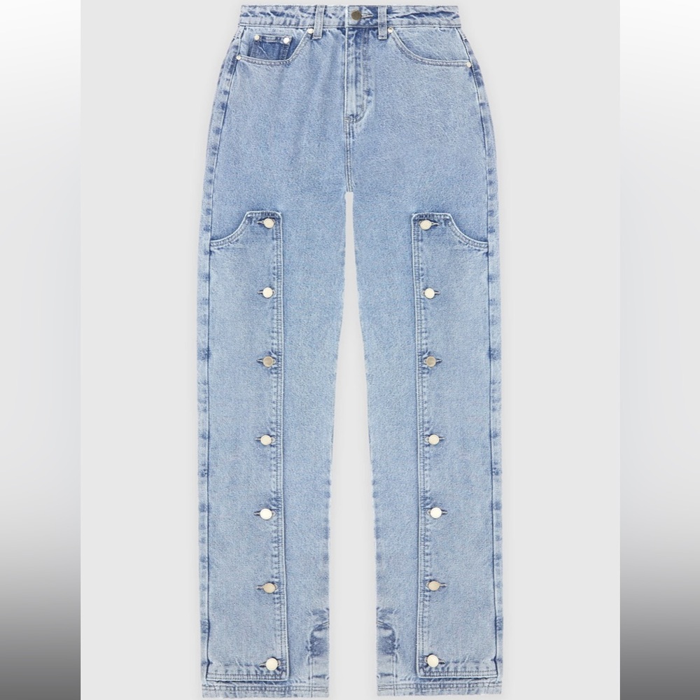 Button Down Mom Jeans From Maniere De Voir